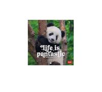 Legami - Calendrier Mural 2026, Life Is Pantastic, Petit Calendrier Mural, 12 Mois et Planificateur D'année, En 6 Langues, Espace pour Notes, Signes du Zodiaque, Jours Fériés Internationaux,18 X 18 Cm