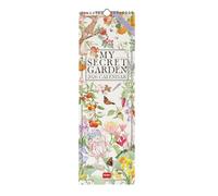 Legami - Calendrier Mural 2026, My Secret Garden, Petit Calendrier Mural, 12 Mois et Planificateur Annuel, en Anglais, Espace pour Notes, Signes du Zodiaque, Fêtes Internationales, 16 X 49 Cm