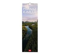 Legami - Calendrier Mural 2026, Planet Earth, Petit Calendrier Mural, 12 Mois et Planificateur D'année, En 6 Langues, Espace pour Notes, Signes du Zodiaque, Jours Fériés Internationaux, 16 X 49 Cm