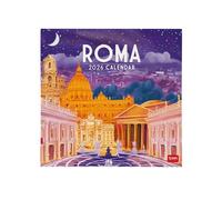 Legami - Calendrier Mural 2026, Rome, Grand Calendrier Mural, 12 Mois et Planificateur D'année, en 6 Langues, Espace pour Notes, Signes du Zodiaque, Jours Fériés Internationaux, 30 X 29 Cm