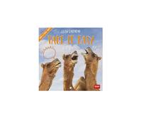 Legami - Calendrier Mural 2026, Take It Easy, Petit Calendrier Mural, 12 Mois et Planificateur D'année, En 6 Langues, Espace pour Notes, Signes du Zodiaque, Jours Fériés Internationaux, 18 X 18 Cm