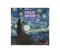 Legami - Calendrier mural 2026, Van Gogh, grand calendrier mural, 12 mois et planificateur annuel, en 6 langues, espace pour notes, signes du zodiaque, fêtes internationales, 30 x 29 cm
