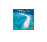 Legami - Calendrier Mural 2026, Vitamin Sea, Petit Calendrier Mural, 12 Mois et Planificateur D'année, En 6 Langues, Espace pour Notes, Signes du Zodiaque, Jours Fériés Internationaux, 18 X 18 Cm