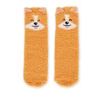 LEGAMI Calze Antiscivolo Chaussettes antidérapantes, Orange, 35-47 Mixte