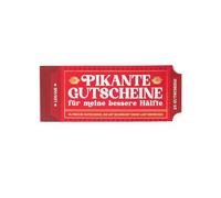 LEGAMI Carnet de bons pour partenaires, bloc de 24 bons sexy, idée cadeau pour la Saint-Valentin, en papier FSC