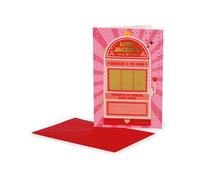 CARTE DE VŒUX À GRATTER LOVE AND FRIENDSHIP