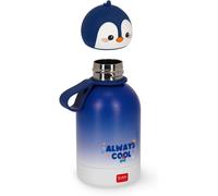 Legami – Gourde isotherme enfants Penguin Hot&Cold BFF – Inox 18/8, hermétique, 310 ml, 12h/24h