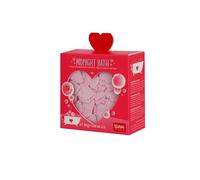 Legami - Coeurs de bain parfumés, bain de minuit, confettis de savon de bain parfumés, bombes de bain parfumées à la rose, mini-savon en forme de coeur, boîte cadeau 30 g