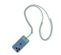 LEGAMI - Cordon Porte-téléphone Always Together, Smartohone Laynard, Cordon réglable avec Crochet en métal, Fermeture sûre, Autocollant, thème Milk & Mint, 70 cm