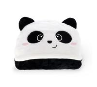 Legami - Couverture à Capuche Cosy Hugs! Thème Panda, avec Poches Chauffe-Mains et Capuche, Couverture en Polyester, Fermeture à Bouton, 150 x 125 cm
