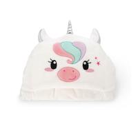 Legami – Couverture à capuche Cosy Hugs! Licorne, polyester, poches chauffe-mains, 150×125 cm, blanc