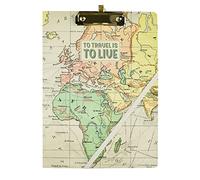 Legami Cpf0001 Porte-documents avec clip Take Note 23 x 32 cm 1 bloc de 40 feuilles inclus poches unisexe adulte, voyage, S, Travel, Small, Traditionnel