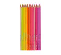Legami – 12 crayons de couleur, Mina douce et résistante, étui inclus – Sunset Palette
