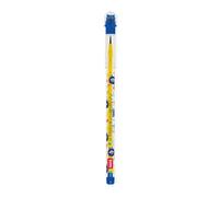 Legami - Crayon empilable avec caoutchouc Take a Tip, Thème Monster, 11 Mine 2B, Pas besoin de taille-crayon, facile à utiliser, petit caoutchouc TPR inclus, en ABS
