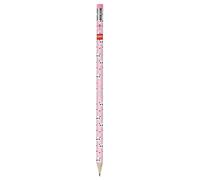 Legami - Crayon en papier recyclé H18,5 cm Ø0,7 cm Mina HB, prétempéré, gomme à la base