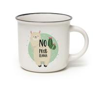 Legami – Tasse Cup-puccino Thème Llama Porcelaine New Bone China Take a Break Multicouleur 350 ml