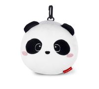 Legami Coussin de voyage Cute Panda avec masque pour les yeux, pochette zippée et clip