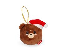 Legami - Décoration de Noël en Peluche Oh-Oh-Ornaments, Teddy Bear, Boule de Noël, à Suspendre au Sapin, en Polyester, 9 x 10 x 4 cm