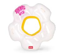 Legami - Donut Gonflable pour Piscine, Maxi Donut Gonflable pour Enfants et Adultes, Plage Gonflable, supporte jusqu'à 80 Kg, Donut en Forme de Sauveur, Diamètre 102 cm