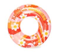 Legami - Donut Gonflable pour Piscine, Maxi Donut pour Garçons et Adultes, Accessoire Gonflable Mer Plage, Soutient Jusqu'à 80 Kg, Donut en Forme de Bouée, Diamètre 102 cm, Daisy