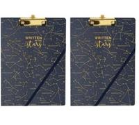 Legami - Dossier porte-documents avec clips, Take Note, 23 x 32 cm, 1 bloc de 40 feuilles inclus, poche intérieure porte-documents, matériau : métal, papier (Lot de 2)