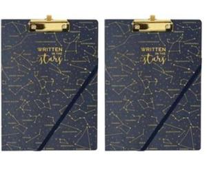 Legami - Dossier porte-documents avec clips, Take Note, 23 x 32 cm, 1 bloc de 40 feuilles inclus, poche intérieure porte-documents, matériau : métal, papier (Lot de 2)