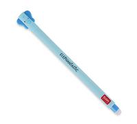 Stylo à encre gel effaçable - Legami - Corps d'éléphant - 0,7 mm - Encre bleue - Effaçable