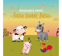Legami Ensemble De 4 Effaçable Stylos Gel Ferme Sucré - Vache, Cochon, Âne, Coq