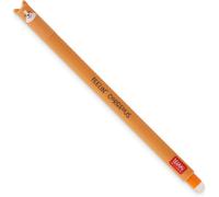 Legami - Erasable Gel Pen, With Ball On The End To Erase Ink Without Damaging The Sheet, Black Thermosensitive Ink, Tip Ø 0.7 Mm, Panda Theme