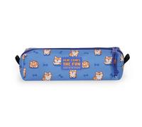 Legami Trousse My Pencil Case Corgi – Plastique recyclé, fermeture à glissière, résistante, 22 x 6 cm