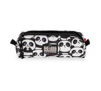 LEGAMI - Étui My Pencil Case, Thème Panda, Fermeture à glissière, en Plastique recyclé, Résistant, Spacieux, Pratique, Étui pour l’école, pour Le Bureau, 22 x 6 cm