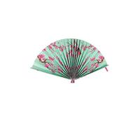 Legami - Éventail en papier pliable, fermeture avec élastique, 19,5 x 2 cm (fermé), thème des fleurs