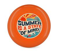 Legami Fresbee Disque Volant, Striature Antidérapante Ø 27,5 cm, 284 g Jeunesse Unisexe, Orange, Taille Unique