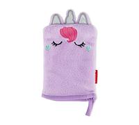 Legami - Gant démaquillant, Réutilisable, Tissu Doux, Enlève Le Maquillage du Visage, Lavable, Hypoallergénique, écologique, 12 x 22,5 cm, Thème Licorne