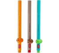 Legami Gel Pen Lovely Friends Set, 3-tlg., mit Tierdeko, Gelstift, Gelschreiber, Dino, Tiger, Teddy