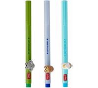 Legami Gel Pen Lovely Friends Set, 3-tlg., mit Tierdeko, Gelstift, Gelschreiber, Faultier, Lama, Koala