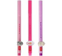 Legami Gel Pen Lovely Friends Set, 3-tlg., mit Tierdeko, Gelstift, Gelschreiber, Hase, Katze, Einhorn