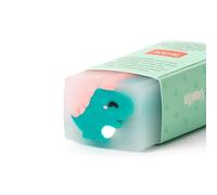 Legami GP0003 - Caoutchouc parfumé, Jelly Friends, 2,2 x 5 cm, thème Dino, arôme vanille, effacement doux et propre