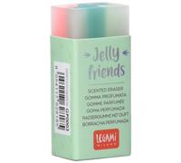 Legami GP0003 - Caoutchouc parfumé, Jelly Friends, 2,2 x 5 cm, thème Dino, arôme vanille, effacement doux et propre