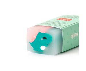 Legami GP0003 - Caoutchouc parfumé, Jelly Friends, 2,2 x 5 cm, thème Dino, arôme vanille, effacement doux et propre
