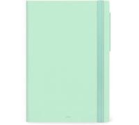 Legami - Grand Agenda Journalier 2026, Pastel Mint, 12 Mois, Large, Fermeture Avec Élastique, Journal De Janvier 2026 À Décembre 2026, En Papier Fsc Certifié, 17 X 24 Cm