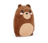 Legami Grand Coussin Super Doux en Forme d'ours en Peluche, Marron