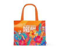 Legami - Grand sac de plage pour femmes, en matériau renforcé, avec fermeture magnétique, de transport, capacité de charge jusqu'à 15 kg, 44 x 61,5 cm