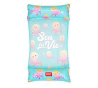 Legami - Hamac Gonflable, Hamac Flottant pour Piscine, Transat Gonflable Prend en Charge jusqu'à 80 kg, Matelas Hamac de mer, 74 x 135 cm