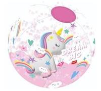 LEGAMI - INFLATABLE BEACH BALL - UNICORN Multicolore