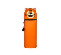 Legami Kawaii 2-in-1 Silicone Pencil Case Tiger, Federmäppchen, Mäppchen, KA0018