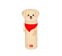 Legami Étui 2 en 1 Fur-Ever Friends silicone souple – Porte-stylos, fermeture à glissière