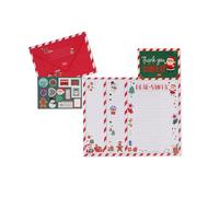 Legami - Kit de lettres du Père Noël - enveloppe, lettres, carte postale, papier FSC