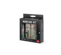 Legami - Kit de manucure de voyage idéal pour les voyages, portable, ciseaux à ongles, coupe-ongles, lime à ongles, repousse-cuticules en acier inoxydable, kit de manucure et pédicure 4 en 1, idée
