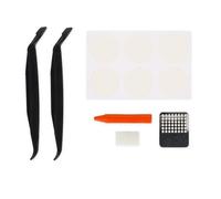 Legami - Kit de Réparation pour Vélo avec 2 Démontes-Pneus en Plastique, 6 Rustines Autocollantes, 1 Grattoir, 1 Crayon de Cire
